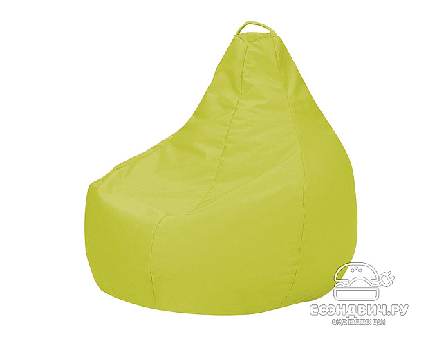 Кресло-мешок M "Ginger"(Рогожка NEO зеленый)-Tr-Кп