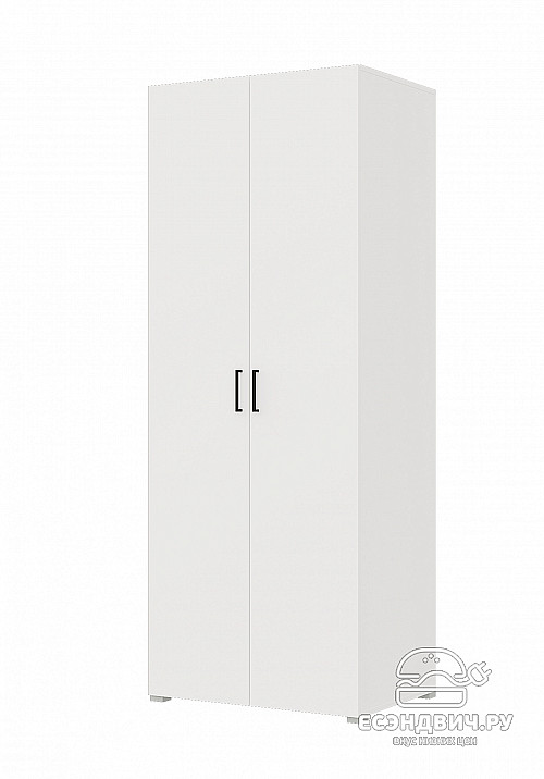 Шкаф 2х дверн. 0,8 "Balance" (Белый) /Gnt