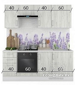 Тумба 80 (2ящ.) без столеш."Герда" (Белый Крафт) /Gnt/Ep/М30