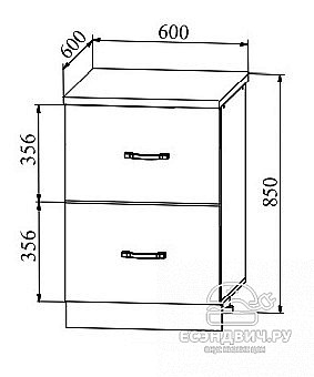 Столешница 600 "Йорк" (Антарес) /DSV