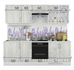 Тумба 80 (2ящ.) без столеш."Герда" (Белый Крафт) /Gnt/Ep/М30