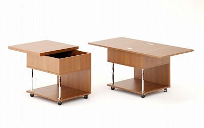 Стол журнальный secret "Ральф" (Белёный дуб) EsandwichCЖ-07 - 2