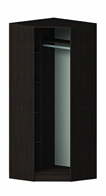 Шкаф угловой "Валенсия" (Венге/Белёный дуб/Зеркало фьюзинг) EsandwichИЦМ-15Шку - 2