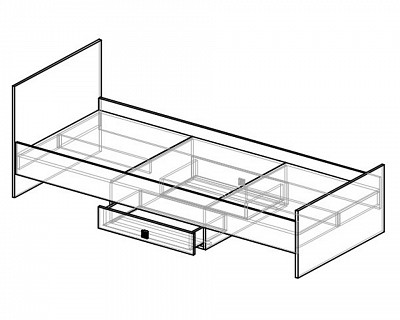 Детская 8 предм. "Дженни" (Ясень Шимо светлый/Дуб французский) D/J - 3
