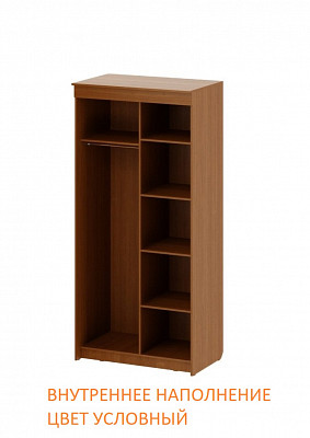 Шкаф-купе 2-х дверный "Рики" (Венге/Бел.дуб) EsandwichШК-02 - 2