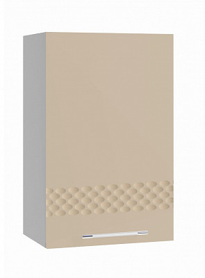Шкаф 450 decorazione "Лакрима" (МДФ глянец) (Капучино) /DSV/Kpl/П450 - 1