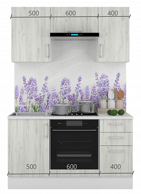 Шкаф 80 "Герда" (Белый Крафт) /Gnt/Ep/М5 - 3