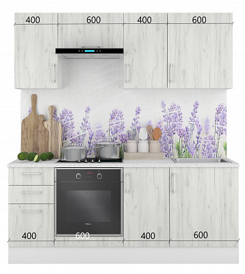 Шкаф 80 "Герда" (Белый Крафт) /Gnt/Ep/М5 - 4