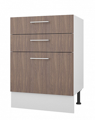 Тумба 60 (3ящ.) со столеш."Герда" (Морское Дерево) /Gnt/Ep/М22ст - 1