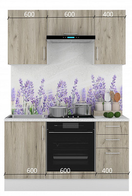 Шкаф 80 "Герда" (Серый Крафт) /Gnt/Ep/М5 - 4