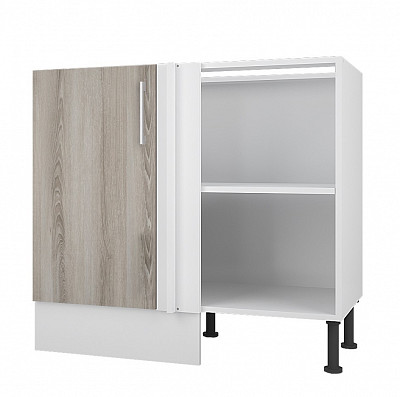 Тумба 100 угловая (универс.) без столеш."Герда" (Ясень Таормино) /Gnt/Ep/М24 - 2