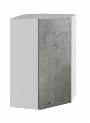 Шкаф высокий угловой 550 "The Loft" (МДФ) (Бетон светлый) /DSV/Loft/ВПУ550 - 1