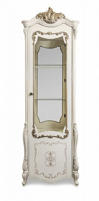 Гостиная 3предм.1+1ств. "Джованни" (МДФ) (Крем Глянец/Патина/Лак) UgEn - 3