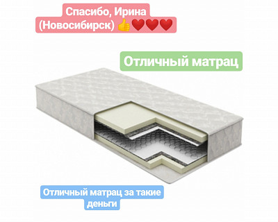 Матрац family 80*160*16 "Наоми" (завис.пружины) мягкий - 2