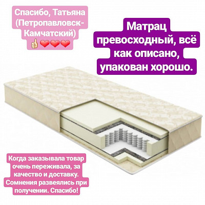 Матрац favorit 70*180*18 "Жаклин" (независ.пружины) ср.жесткости - 3