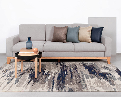 Ковер 135х200 (безворсовый) "Эмбер" (FORTE OCEAN ) -Arb - 2