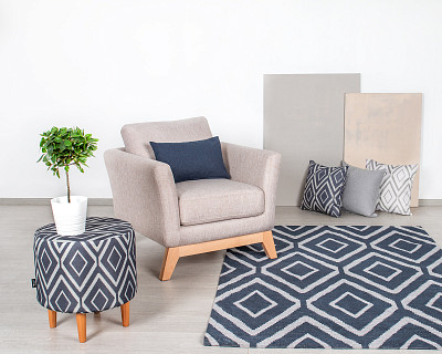 Банкетка круглая "Эмбер" (ELZA ULTIMA/Бук) -Arb/Сп - 2