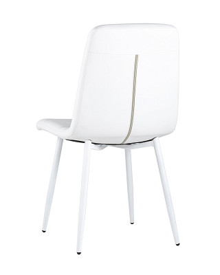 Стул "Отто" (Экокожа Белая/Металл белый)/SG/Vlt - 4