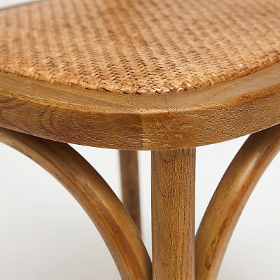 Стул "Прованс" (Дерево цвет Груша/Сиденье Ротанг) Tch/10980 - 4