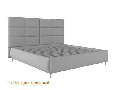 Кровать 180 мягк. Virginia (Велюр Opera Atlantic (AT) - 2