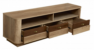 Тумба под ТВ "Фэнтези" (Дуб каньон/Дуб кальяри) -Ол/Фнт 34.16 - 2