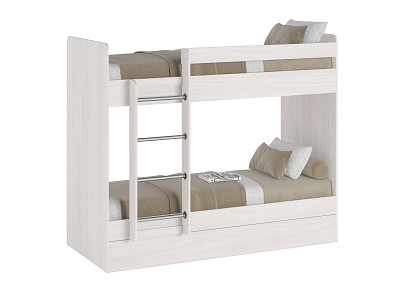 Кровать двухъярусная 800х2000  plus "Лаворо" (Анкор белый) D