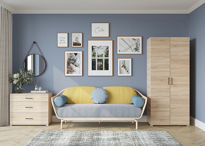 Комод 0,8 "Сандро" (Сонома) /Gnt/Vr - 4