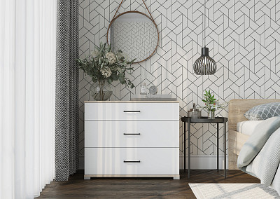 Комод 0,8 "Сандро" (Сонома/Белый) /Gnt/Vr - 2