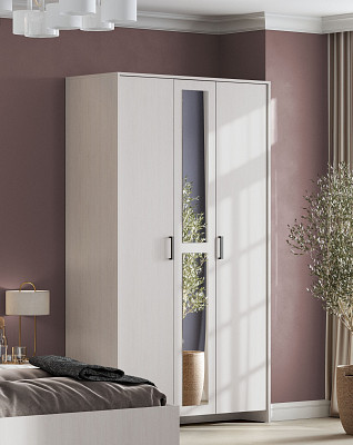 Шкаф 3-х дв.1,2 "Ромбус" (Ясень Анкор светлый) SV/NNM