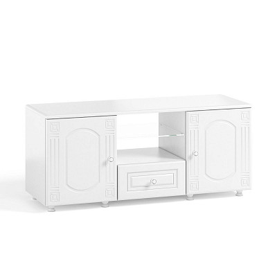 Тумба ТВ "Родос"(МДФ)(Белый/Белое дерево)/Vs/АФ-25 - 3