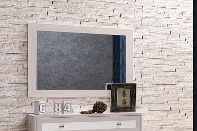 Зеркало "Марго" (Ясень анкор светлый) -Kr/PrmN - 2