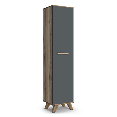 Спальный гарнитур 6 предм. "Сканди" (МДФ) (Дуб Каньон/Силк флай)-Kr/Scnd - 2