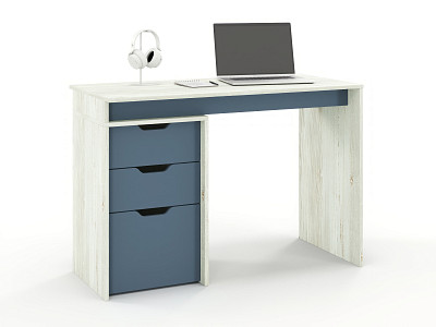 Стол письменный 1,1 grand "Лаворо" (Сосна винтерберг / Маренго) /1673