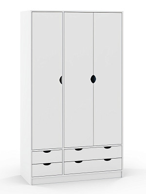 Шкаф 7 120х210 grand "Лаворо" (Белый / Белый) /1736