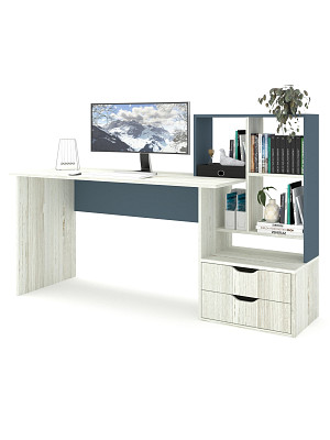 Стол письменный 5 170х60 правый grand "Лаворо" (Сосна винтерберг / Маренго) /1962