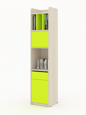 Шкаф-пенал 2 40х180 "Лаворо" (Сосна астрид / Лайм) /1934 - 1