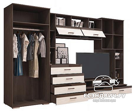 Гостиная 3,2 "Mercury" (Венге/Дуб Прованс) /Gnt/Кс