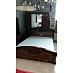 Кровать 1600 с подъемн.мех-м "Севилья" (МДФ) (Орех глянец/Шелкография) Dm/Rm