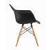 Стул eames W "Дэнвер" (Пластик Черный/Дерево)/SG/DAW