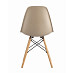 Стул eames "Дэнвер" (Пластик Бежевый/Дерево)/SG/DSW