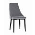 Стул "Ларс" (Велюр Серый/Металл Черный)/SG/Lrg