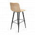 Стул барный "Чили" (Велюр Бежевый/Металл Черный) Tch/14354