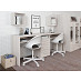Письменный стол для двоих "Лаворо" (Ясень-шимо светлый) D_Aos