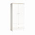 Шкаф 0,85 "Иви"(Белый/Дуб белый)/Mb/Ap_13.334