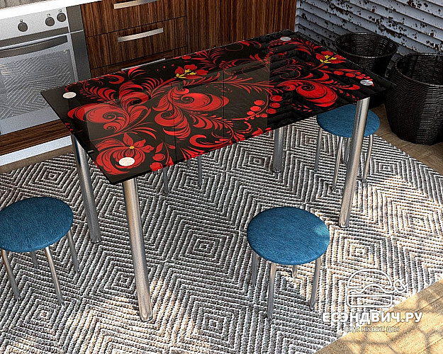 Стол с фотопечатью 1,2 (_abstraction 7) "Амели"