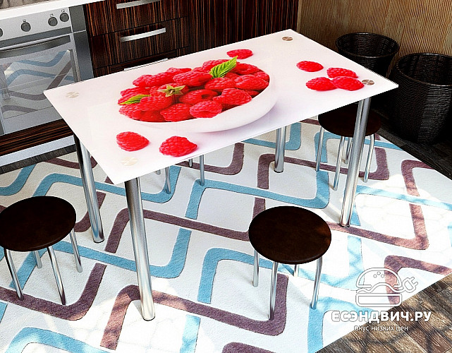 Стол с фотопечатью 1,2 (delicious 11) "Амели"