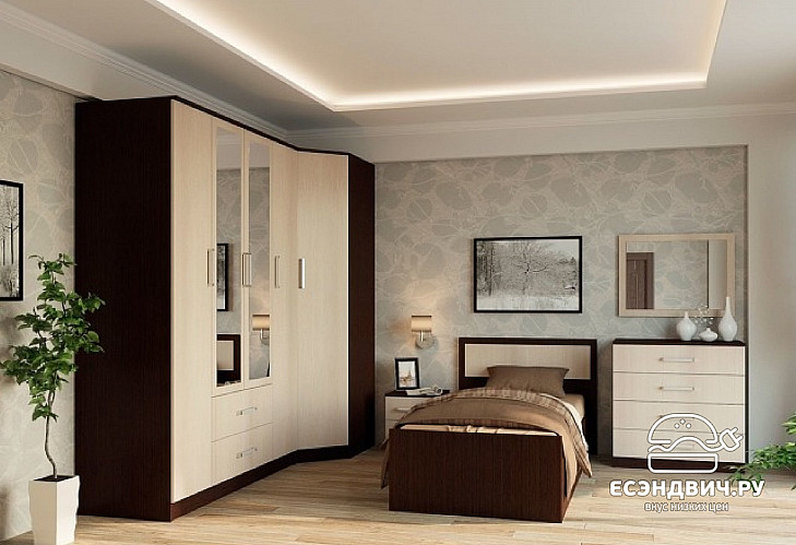 Кровать 900 "Лаки" (Лоредо) EsandwichBTS