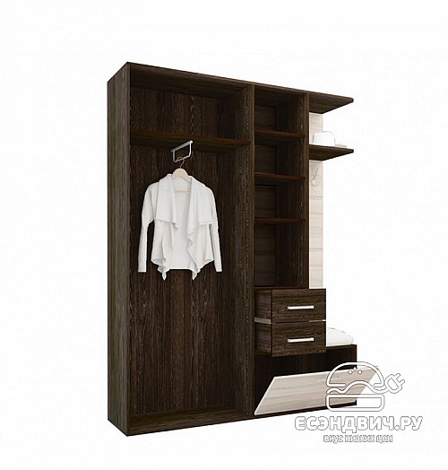 Прихожая 1,6 "Havana" (Кантербери/Сонома) /Gnt/Тнг2