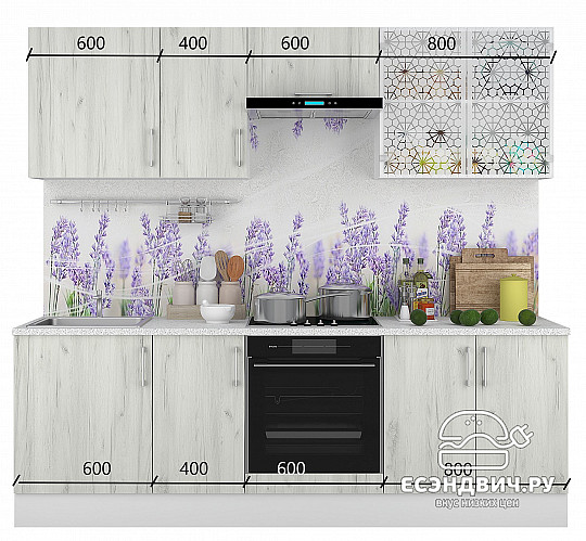 Тумба 80 (3ящ.) со столеш."Герда" (Белый Крафт) /Gnt/Ep/М23ст