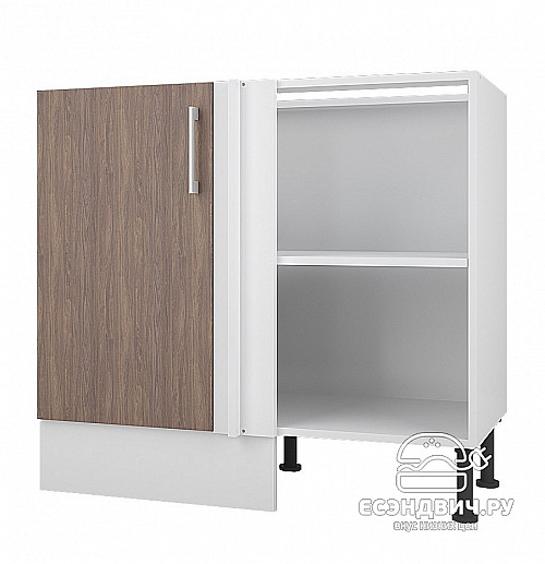 Тумба 100 угловая (универс.) со столеш."Герда" (Морское Дерево) /Gnt/Ep/М24ст